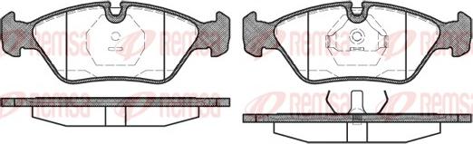 Remsa 0139.00 - Brake Pad Set, disc brake autospares.lv