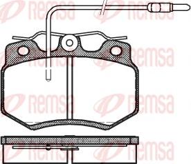 Remsa 0170.04 - Brake Pad Set, disc brake autospares.lv