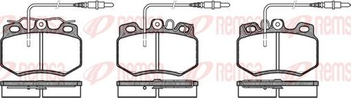 Remsa 0170.34 - Brake Pad Set, disc brake autospares.lv