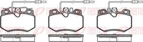 Remsa 0170.24 - Brake Pad Set, disc brake autospares.lv