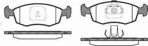 Remsa 17210 - Brake Pad Set, disc brake autospares.lv