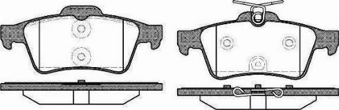 Remsa 666 32 - Brake Pad Set, disc brake autospares.lv