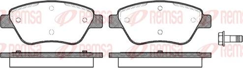 Remsa 0858.10 - Brake Pad Set, disc brake autospares.lv