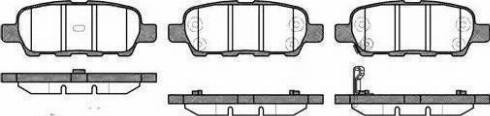 Remsa 876 01 - Brake Pad Set, disc brake autospares.lv