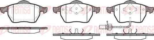 Remsa 0390.11 - Brake Pad Set, disc brake autospares.lv