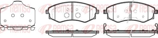 Remsa 0318.03 - Brake Pad Set, disc brake autospares.lv