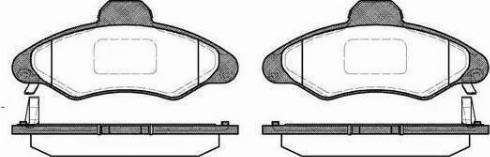 BOSCH 986424644 - Brake Pad Set, disc brake autospares.lv