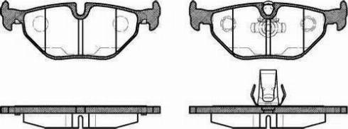 RIDER RD.3323.DB1265 - Brake Pad Set, disc brake autospares.lv