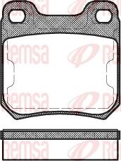 Remsa 0239.50 - Brake Pad Set, disc brake autospares.lv