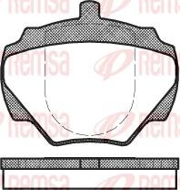 Remsa 0222.00 - Brake Pad Set, disc brake autospares.lv