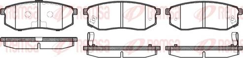 Remsa 0749.02 - Brake Pad Set, disc brake autospares.lv