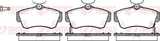 Remsa 0753.02 - Brake Pad Set, disc brake autospares.lv