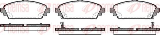 Remsa 0700.02 - Brake Pad Set, disc brake autospares.lv