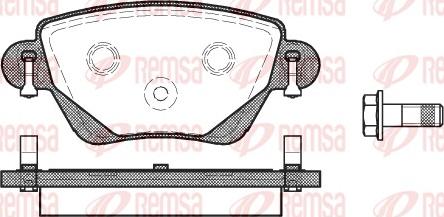 BOSCH 494046 - Brake Pad Set, disc brake autospares.lv