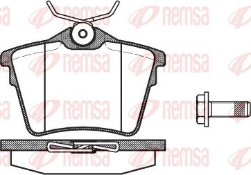 Remsa 1103.00 - Brake Pad Set, disc brake autospares.lv