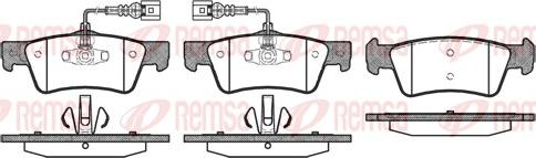 Remsa 1187.02 - Brake Pad Set, disc brake autospares.lv