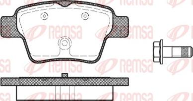 Remsa 1138.00 - Brake Pad Set, disc brake autospares.lv