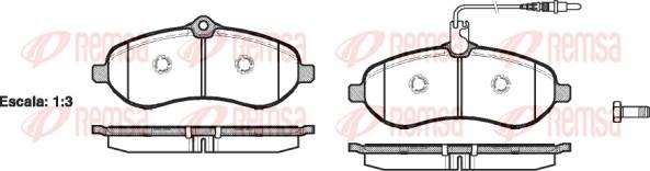 Remsa 1292.01 - Brake Pad Set, disc brake autospares.lv