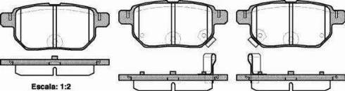 Parts-Mall PKF-022 - Brake Pad Set, disc brake autospares.lv