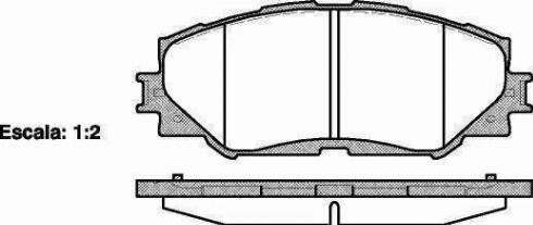 A.B.S. 37544 OE - Brake Pad Set, disc brake autospares.lv