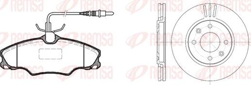 Remsa 8603.00 - Brake Set, disc brakes autospares.lv