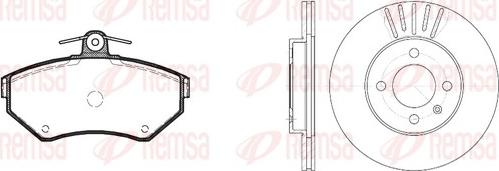 Remsa 8631.00 - Brake Set, disc brakes autospares.lv