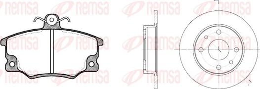 Remsa 8146.00 - Brake Set, disc brakes autospares.lv