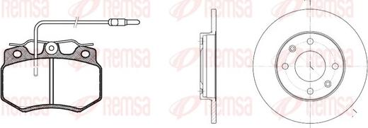 Remsa 8170.00 - Brake Set, disc brakes autospares.lv