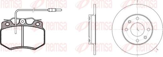 Remsa 8170.01 - Brake Set, disc brakes autospares.lv