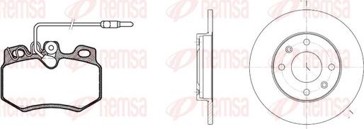 Remsa 8170.02 - Brake Set, disc brakes autospares.lv