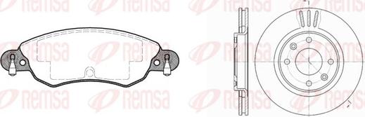 Remsa 8829.00 - Brake Set, disc brakes autospares.lv