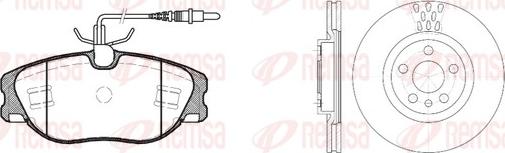 Remsa 8305.00 - Brake Set, disc brakes autospares.lv