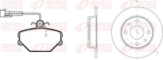 Remsa 8264.00 - Brake Set, disc brakes autospares.lv