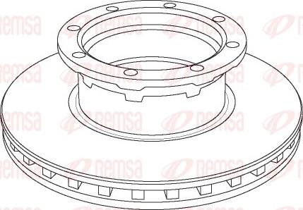 Remsa NCA1056.20 - Brake Disc autospares.lv