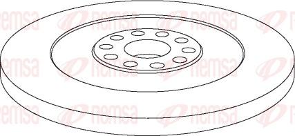 Remsa NCA1032.10 - Brake Disc autospares.lv