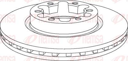 Remsa NCA1145.20 - Brake Disc autospares.lv