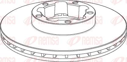 Remsa NCA1148.20 - Brake Disc autospares.lv