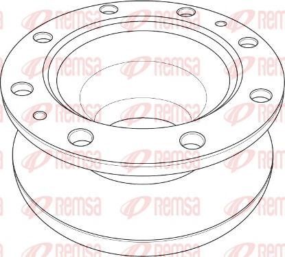 Remsa NCA1204.10 - Brake Disc autospares.lv