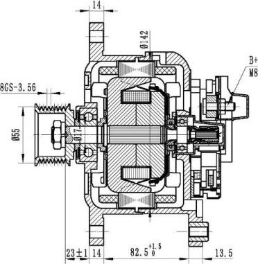 Remy 19092100 - Alternator autospares.lv