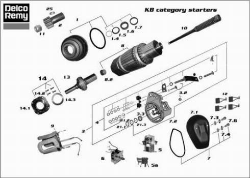 Remy 19024038 - Starter autospares.lv