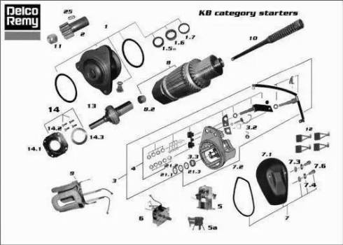 Remy 19024054 - Starter autospares.lv