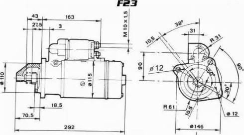 Remy 19024255 - Starter autospares.lv