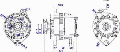 Remy 19025106 - Alternator autospares.lv