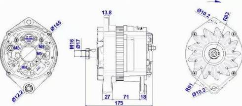 Remy 19025101 - Alternator autospares.lv