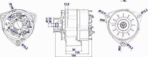 Remy 19025112 - Alternator autospares.lv