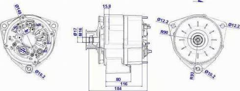 Remy 19025112 - Alternator autospares.lv