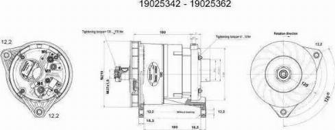 Remy 19025335 - Alternator autospares.lv