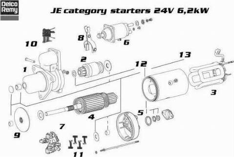 Remy 19070030 - Starter autospares.lv