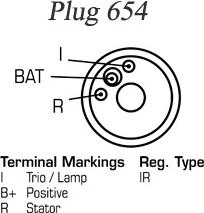 Remy 1117965 - Alternator autospares.lv