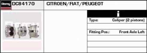 Remy DC84170 - Brake Caliper autospares.lv